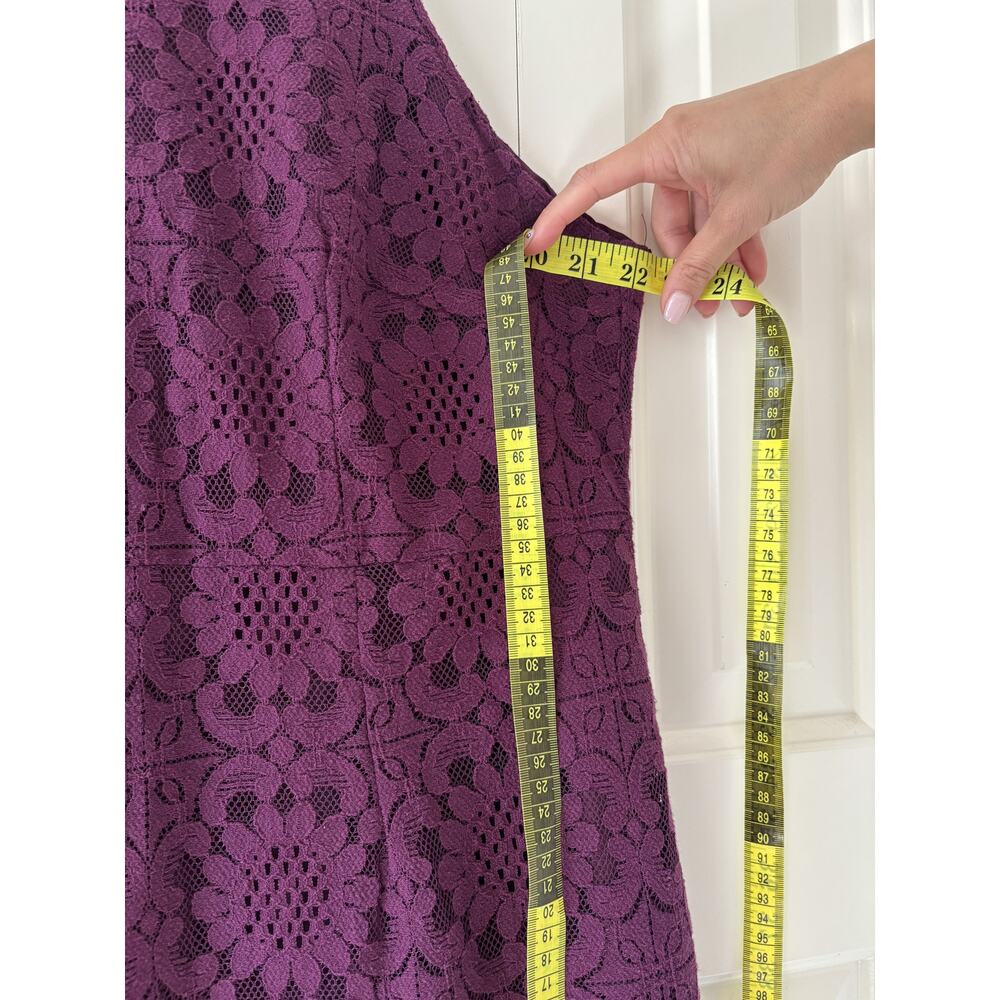 Forever 21 Plus Size Purple Lace Dress 3X - Picture 4 of 9